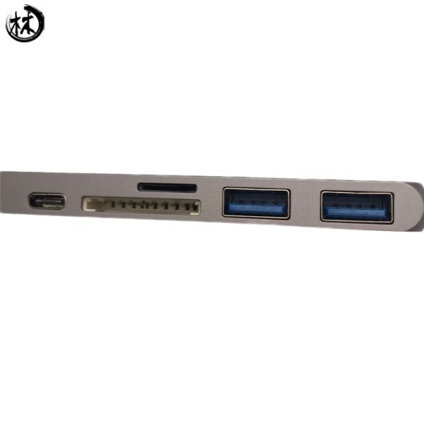 Quality Kico  Aluminum housing multi ports 4 in 1 USB-C to 4K*2K HDMI + USB3.0 + USB2.0 Type C PD charge usb hub with power supply wholesale