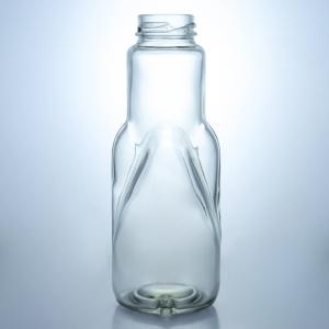 Bottle Color Clear 360ml Glass Bottle for Milk Juice Coffee Screw Cap