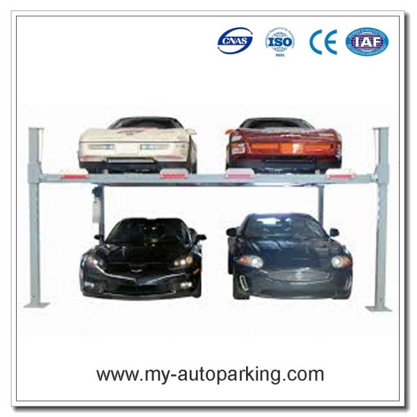 Quality 4 Post Double Wide Lift/ 4 Post Wide Standard Lift /Four Post Double Car Parking Lift Made in China wholesale