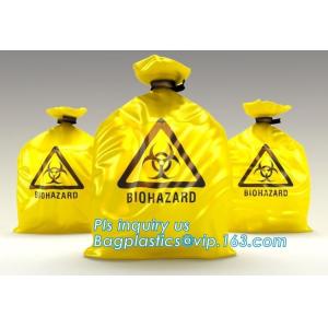 Cheap Color Custom Super Large Biohazard Waste Bag, Biohazard Collection Bags/Custom Colored sterile medical bags bags for Lab for sale