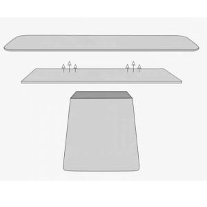 Modern Style Marble Metal Dining Table Restaurant Tables 8/10 Chairs Set for