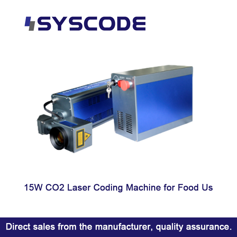 Cheap 30W High Power CO2 Laser Marking Machine for Food-Safe Coding and High-Speed Marking with Non-Contact Process for sale
