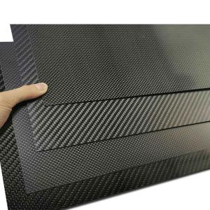 China Lightweight 3K Carbon Fiber Sheet  5mm Thick 200 X 300mm on sale