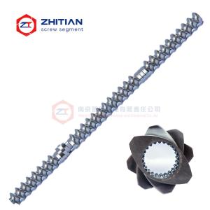 TiCN Twin Screw Extruder Screw Elements with High Wear Resistance and Dimensiona