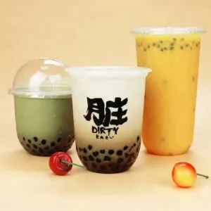 100 Pack Snap On Leakproof Stackable Round Plastic Cup Lids