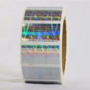 2 * 3cm 2D 3D Moving Grating Security Hologram Stickers