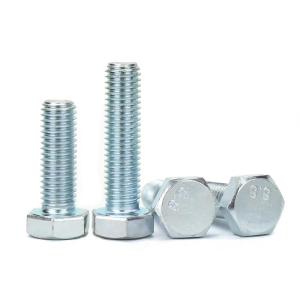 M2 - M72 Electrogalvanizing Carbon Steel Hexagon Head Bolt Full Thread