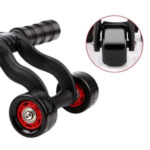 Multi-Functional Ab Roller Wheel 3 Wheels Ab Roller Kit Home Gym Equipment