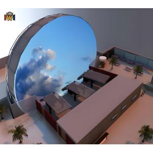 VR Dome Cinema with Surround Sound Dynamic Platform and Modular Design for