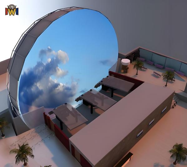 Quality 4D 9D VR Dome Cinema with 3-5.2m Screen & 8K Resolution wholesale