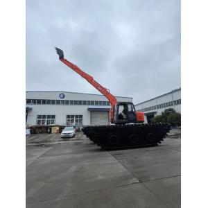 1300mm Pontoon Width Excavator in River for Heavy-Duty Applications and Projects
