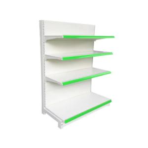 Convenience store gondola shelving cigarette display racks