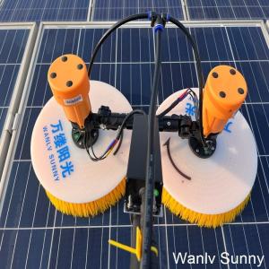 Initial Payment Solar Panel Cleaning Equipment Double Head Brush for Building