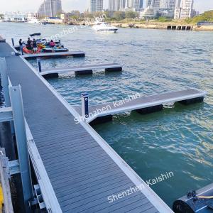 Durable Marine Finger Dock With HDPE EPS Foam Floats Aluminium Floating Pontoon