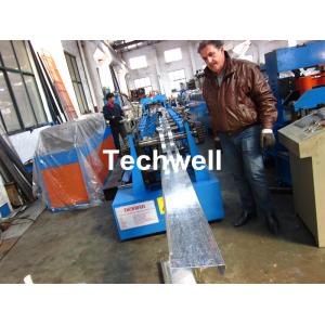 Cheap C Z U M Shaped Purlin Roll Forming Machine With Hydraulic Punching and Cutting for sale