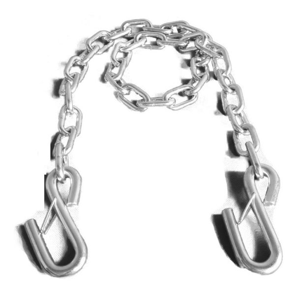 Quality 3500lbs Iron Safety Trailer Chain,Transport Chain with  S-hooks with latch wholesale