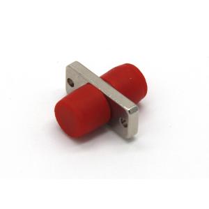 Rectangle FC Fiber Optic Adapters Metal / Plastic Body SC Simplex Mount Hole