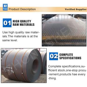 Q235 A36 SS400 Carbon Mild Steel Checkered Sheet Floor Plate with Hot Rolled