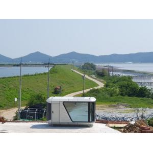 Customized Modular Capsule House Dwelling On Wheels 20㎡ 6 Tons Weight