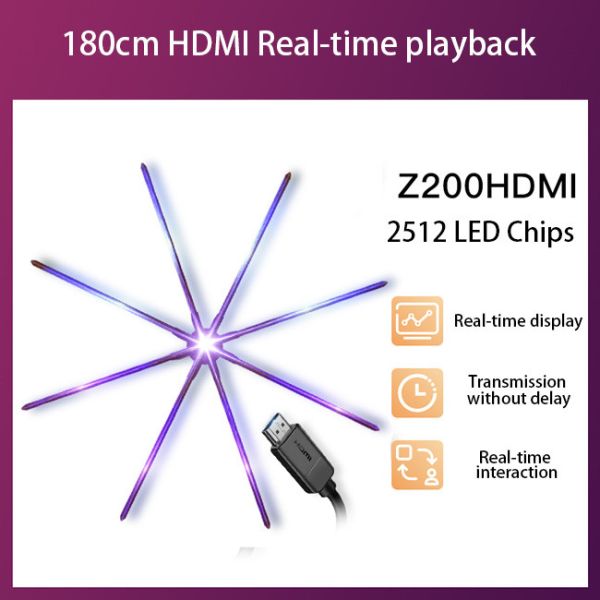 180cm Hologram Fan 3D Hologram Projector Advertising Display For Conferences