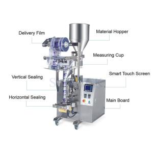 2KW Nuts Small Candy Granule Packing Machine Back Seal 930mm 730mm