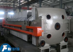 China Sludge / Wastewater Cast Iron Filter Press , Plate And Frame Chamber Filter Press Unit on sale