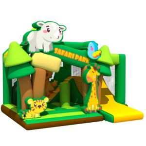 Huge Inflatable Theme Park Combo Playground Bounce House Inflatable Slide