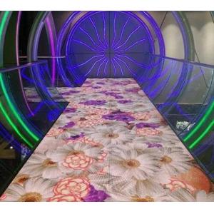 3D LED Dance Floor Panels Full Color Video LED Dance Floor 4.81mm Pixels