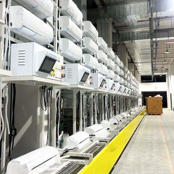 Split-type Air Conditioner Performance Testing System and Automated Production