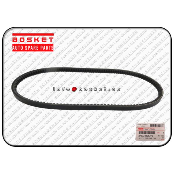 Quality Orginal Isuzu Auto Parts 8-97232252-0 8972322520 Cooling Fan Belt for ISUZU XD wholesale