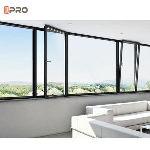 Large Format Black And White Sliding Windows For Expansive Views