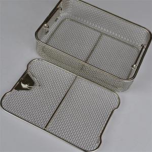 Cheap Square Hole 0.64mm Wire Mesh Fruit Bowl Electrolytic Polishing for sale