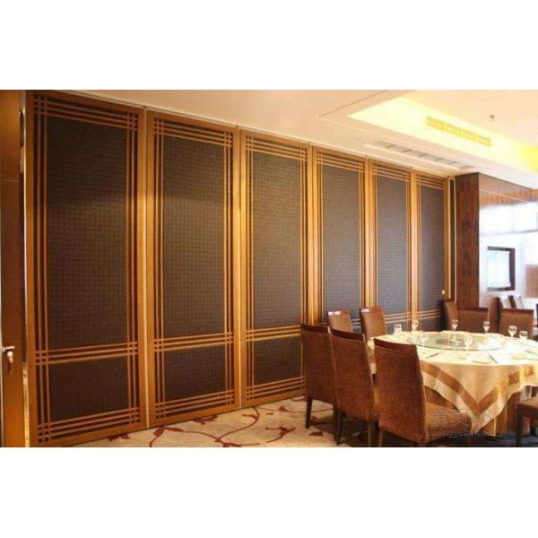 Quality Customized Hotel Restaurant Sliding Partition Walls with Ceiling Rails wholesale