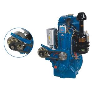 DLK195 Farm Tractor Parts Single Cyclinder Diesel Tractor Engine Gear Drive 9.4kw