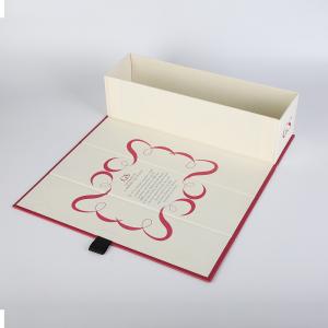OEM Red Empty Single Wine Bottle Gift Box Sustainable For Champagne Packaging