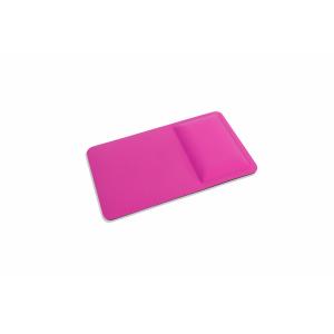 Ergonomic cooling gel soft mouse pad with cooling-gel infused memory foam palm