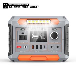 All In One Solar Generator 300W 270Wh Solar Portable Power Station For Camping