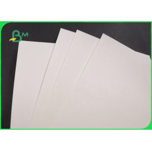 Biodegradable White PLA / PE Coated Paper For Ice Cream Cups Eco - Friendly