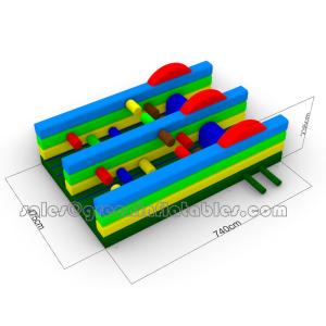 Best Lead Free Pvc Tarpaulin Material Custom Inflatable Obstacle Course