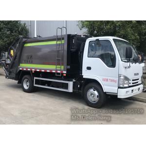 4 Ton Japan ISUZU 4X2 600P Compressed Garbage Truck