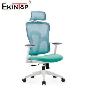 China High Back Ergonomic Office Mesh Chair Green Adjustable Height Swivel on sale