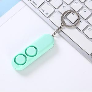 Plastic Kids Self Defense Keychain 120 DB 40g Home Alarm Elderly Four Colors For