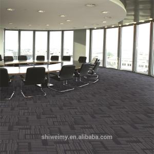 Jacquard 50*50cm PP carpet tile for conference room