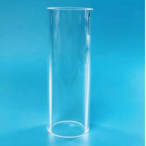 China High Temperature Customized Fused Quartz Tube With Density 6.91g/cm3 And Maximum Work Temperature Of 1100 Degrees on sale