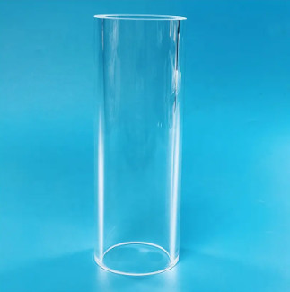 High Temperature Customized Fused Quartz Tube With Density 6.91g/cm3 And Maximum