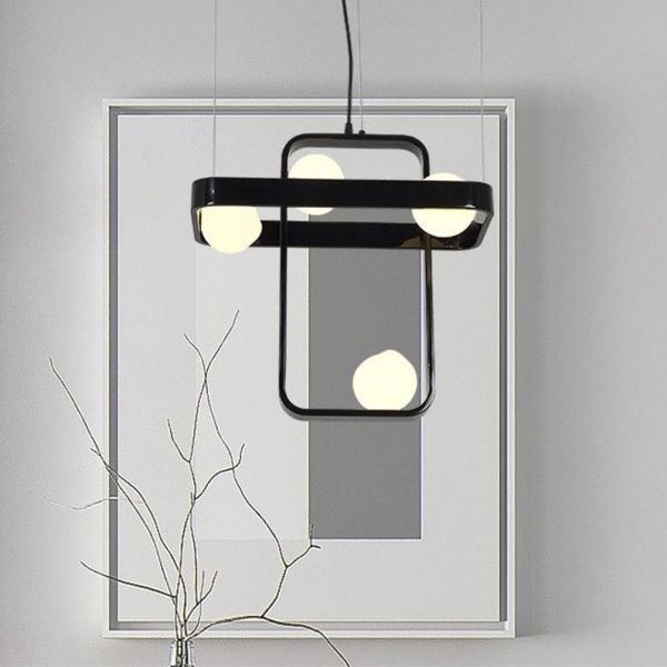 Vintage Iron Black Chandelier Ceiling Pendant Lighting Lamp