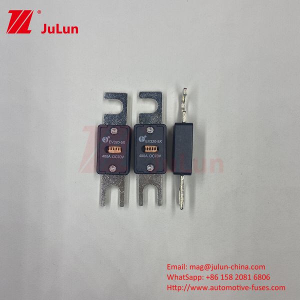 Quality SINOFUSE Bolt M8 EV320-5X-100A  For Automobile Shocks Resistant With Ceramic Copper Silver Quartz Sand Pipe wholesale