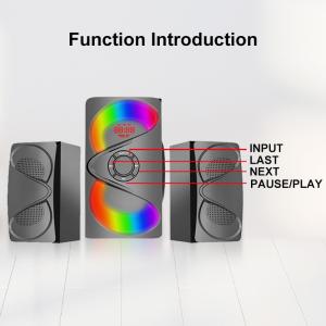 USB/SD/FM/BT/Remote Control Speaker Active Surround Audio Subwoofer with LED