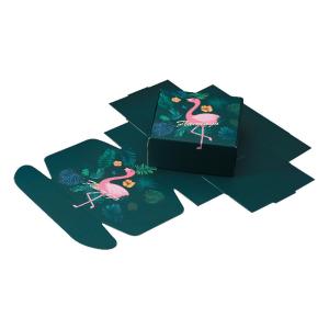 Luxury Small Recyclable Folding Packaging Box Coated Paper Mixed Color