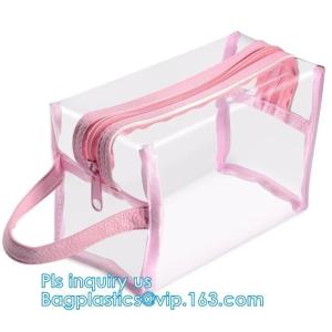 Cheap cosmetic bag and transparent mesh makeup bag for costmetic bag, handle pvc toiletry bag cosmetic bag, Makeup Pouch, bag for sale